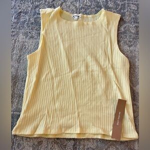 Reformation Yellow Knit Top